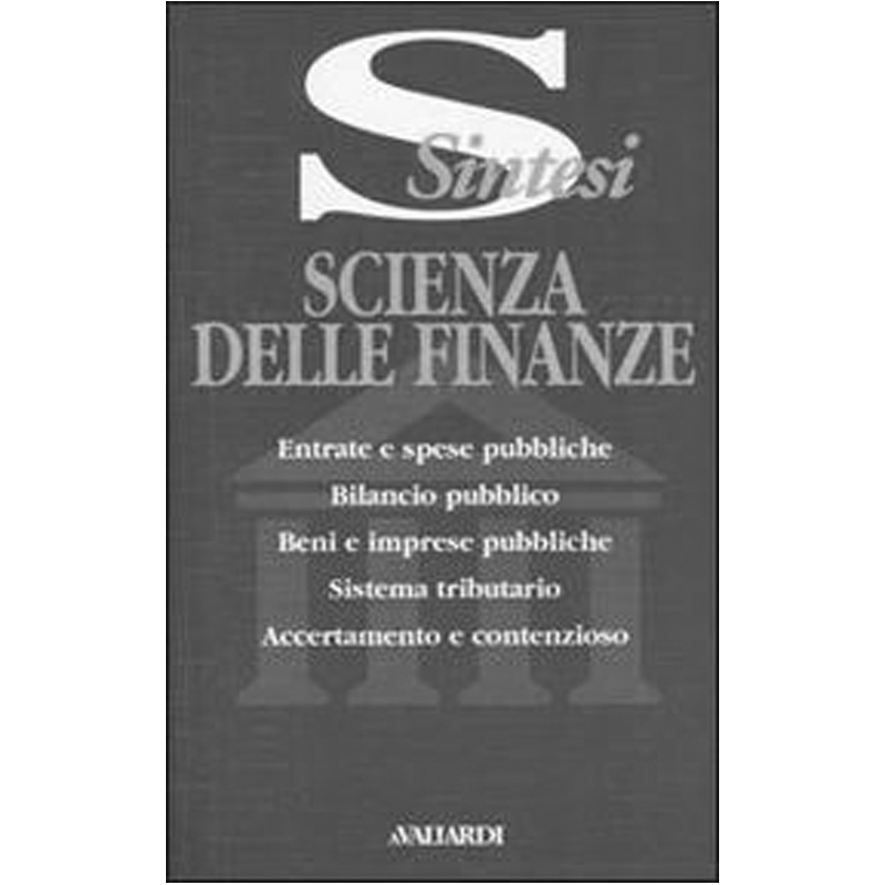 Sintesi scienza delle finanze