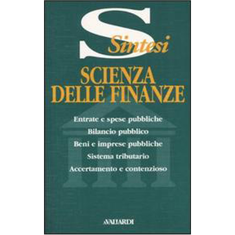 Sintesi scienza delle finanze